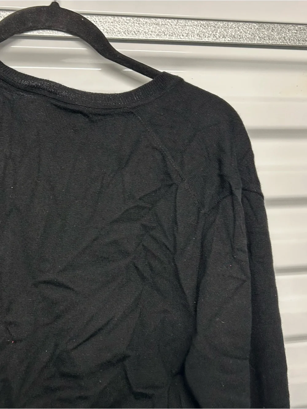 Polo by Ralph Lauren Black V-Neck Pullover Sweater